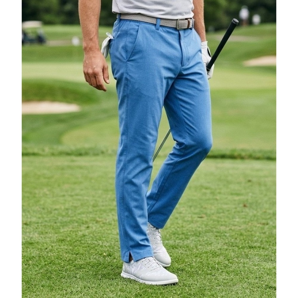 Under Armour Loose Fit Performance Golf Pants Mens 34 (33x30) Blue Trousers